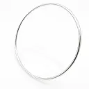 Jonc Fin Lisse Plaqué Argent